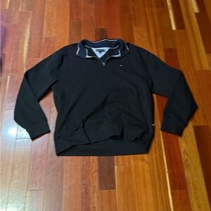 Tommy Hilfiger Black Zip-Up Sweater
